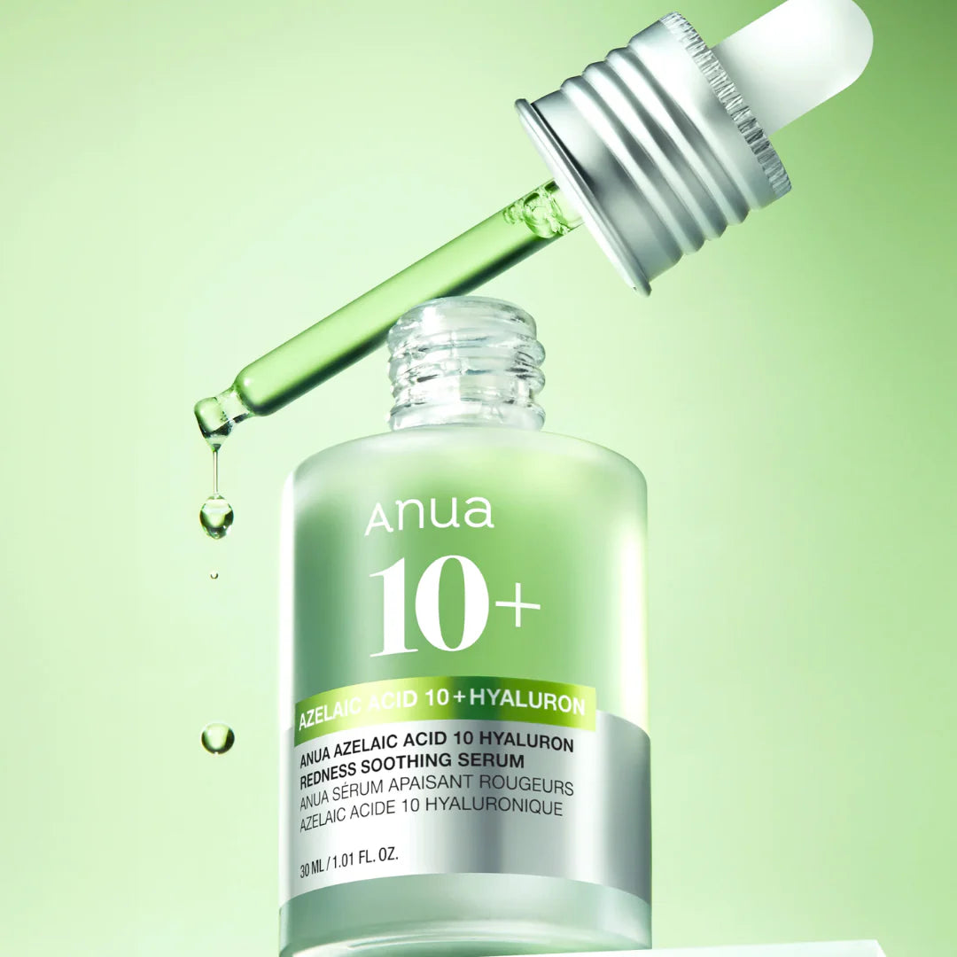 ANUA Suero calmante para el enrojecimiento con ácido azelaico 10 Hyaluron 30 ml